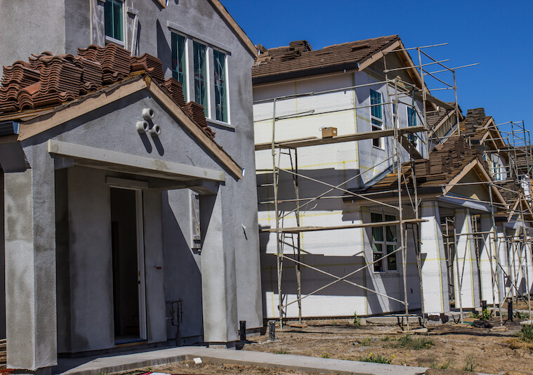 Single Family Homes Being Built in California